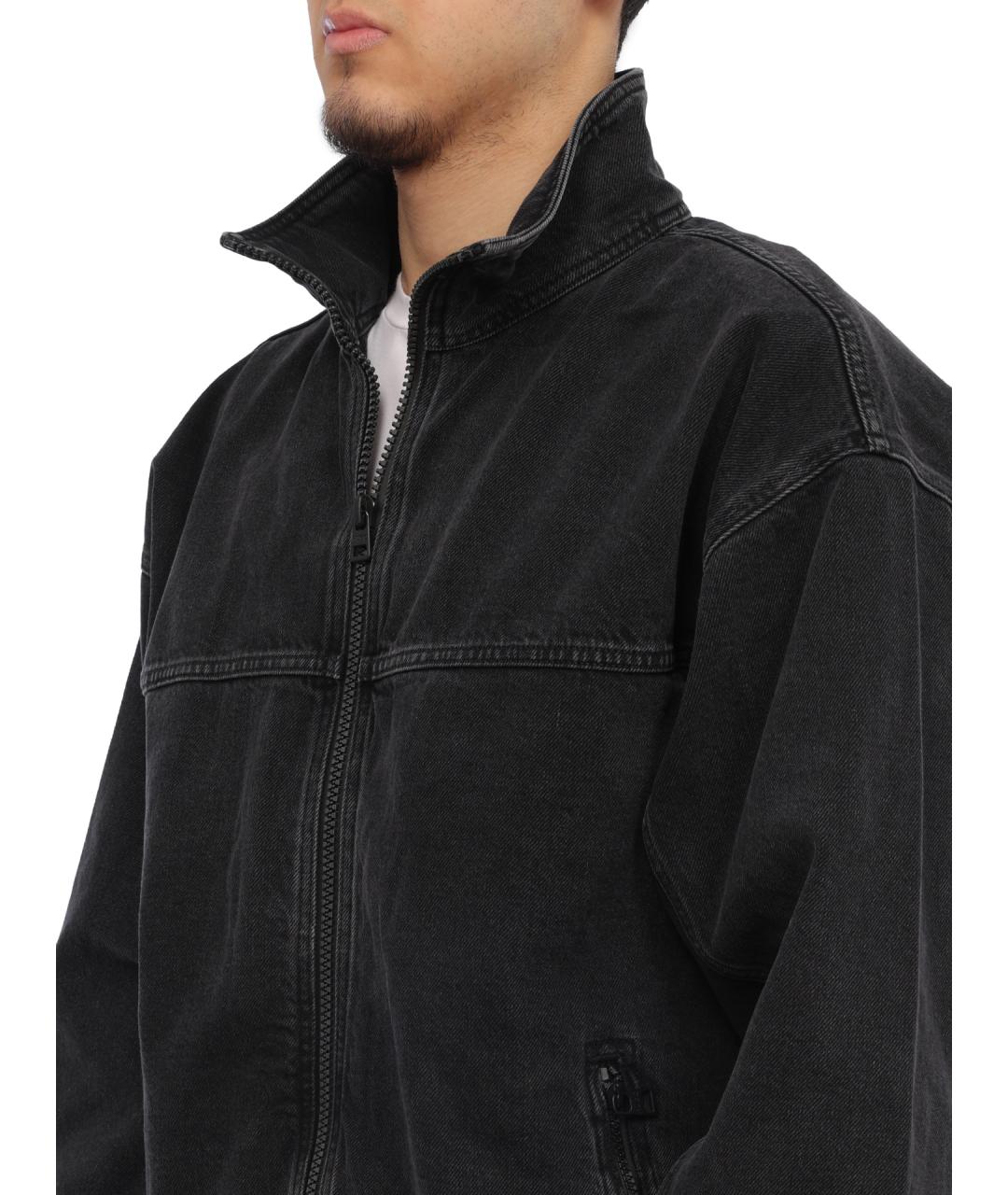 HUGO Антрацитовая хлопковая куртка, фото 5