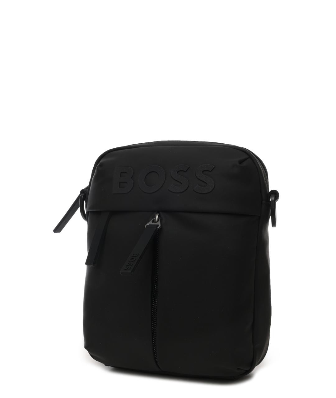 HUGO BOSS Черная сумка на плечо, фото 2