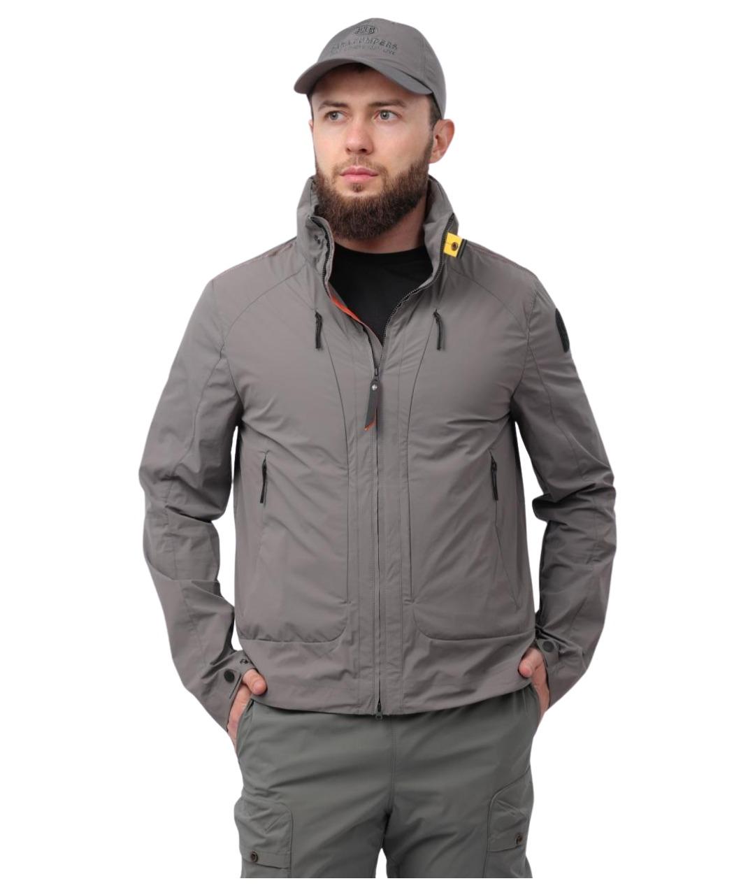 PARAJUMPERS Серая полиамидовая куртка, фото 1