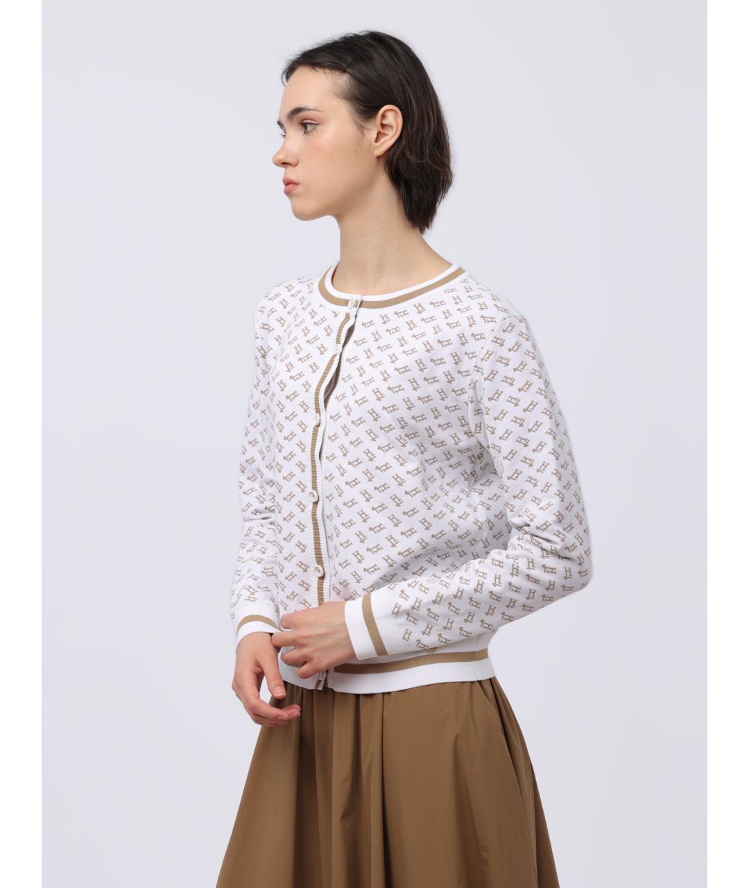 HERNO Белый кардиган, фото 3