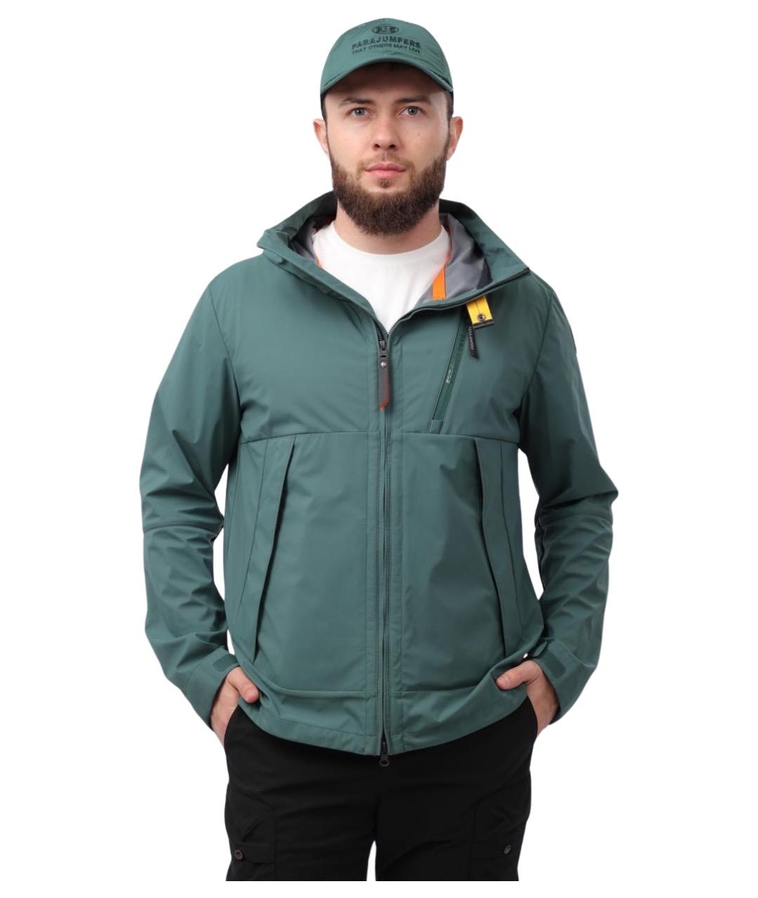 PARAJUMPERS Зеленая полиамидовая куртка, фото 1