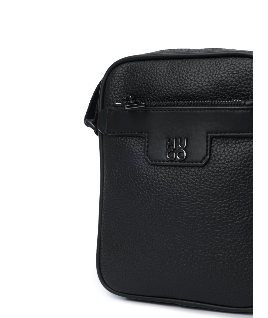 HUGO Черная сумка на плечо, фото 6