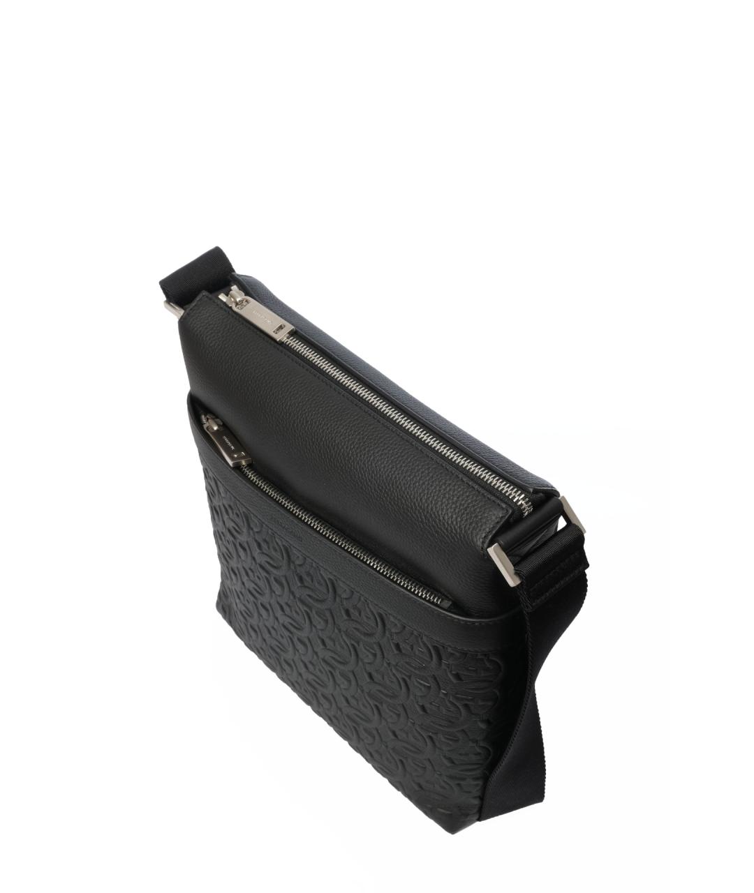 FERRAGAMO Черная сумка на плечо, фото 5