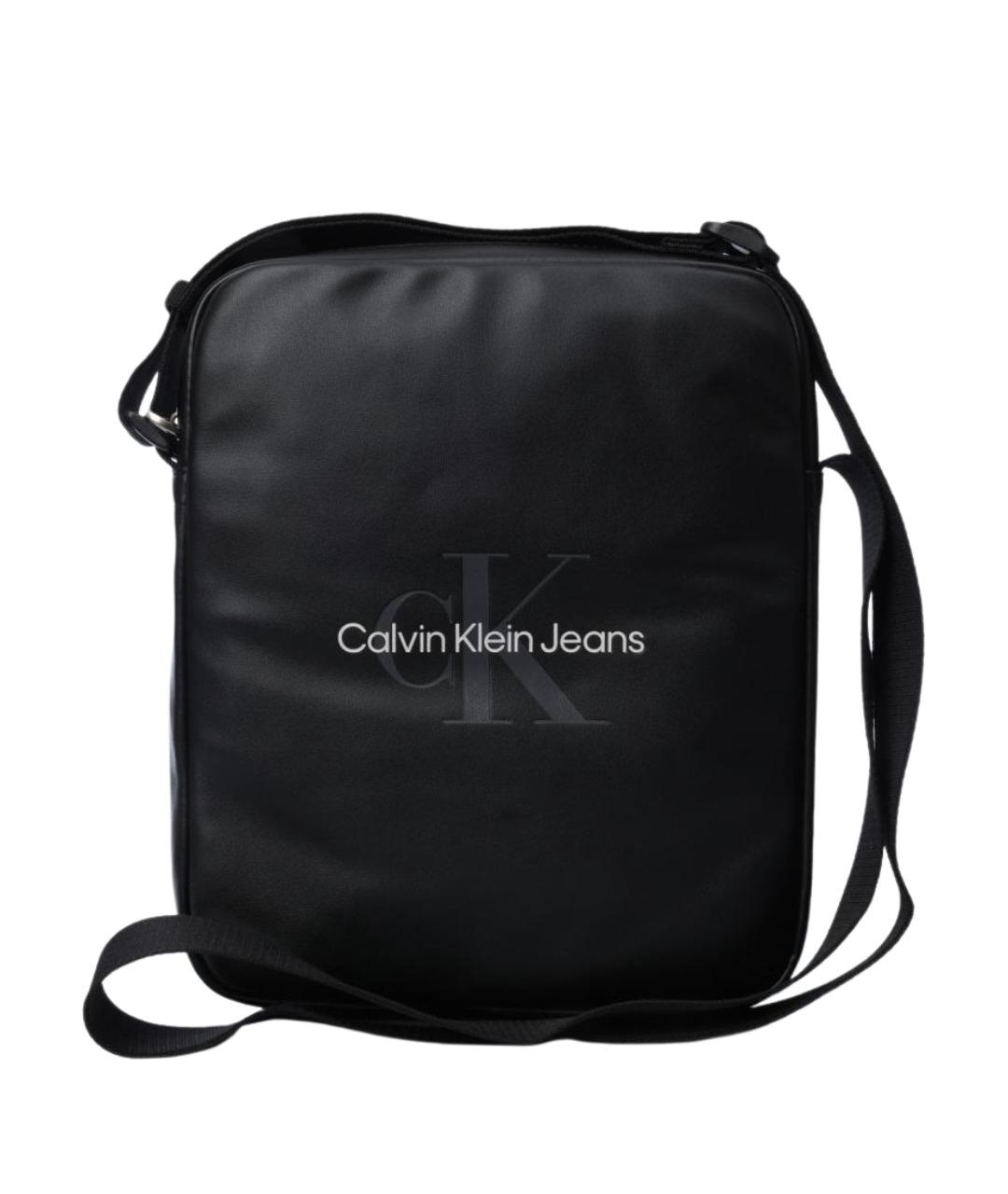 CALVIN KLEIN Черная сумка на плечо, фото 1