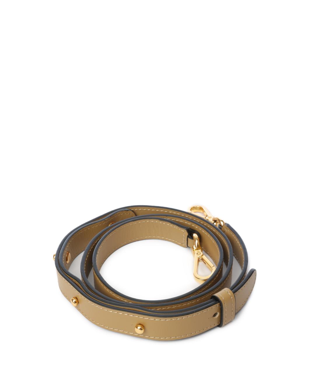 WANDLER Бежевая кожаная сумка через плечо, фото 6