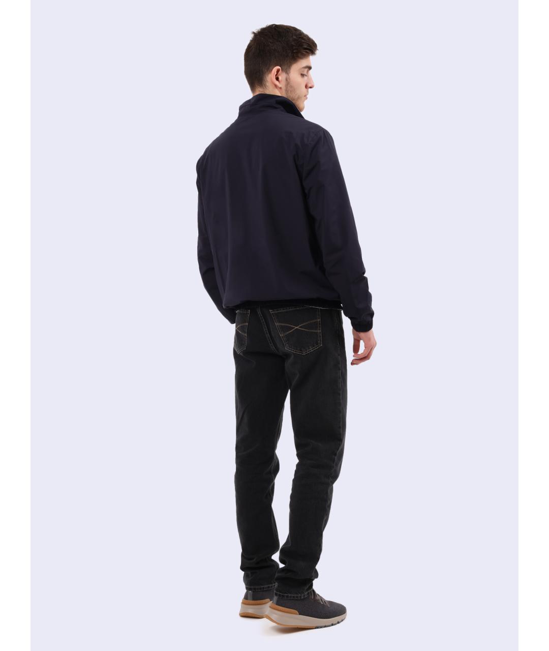 BRUNELLO CUCINELLI Темно-синяя полиамидовая куртка, фото 4