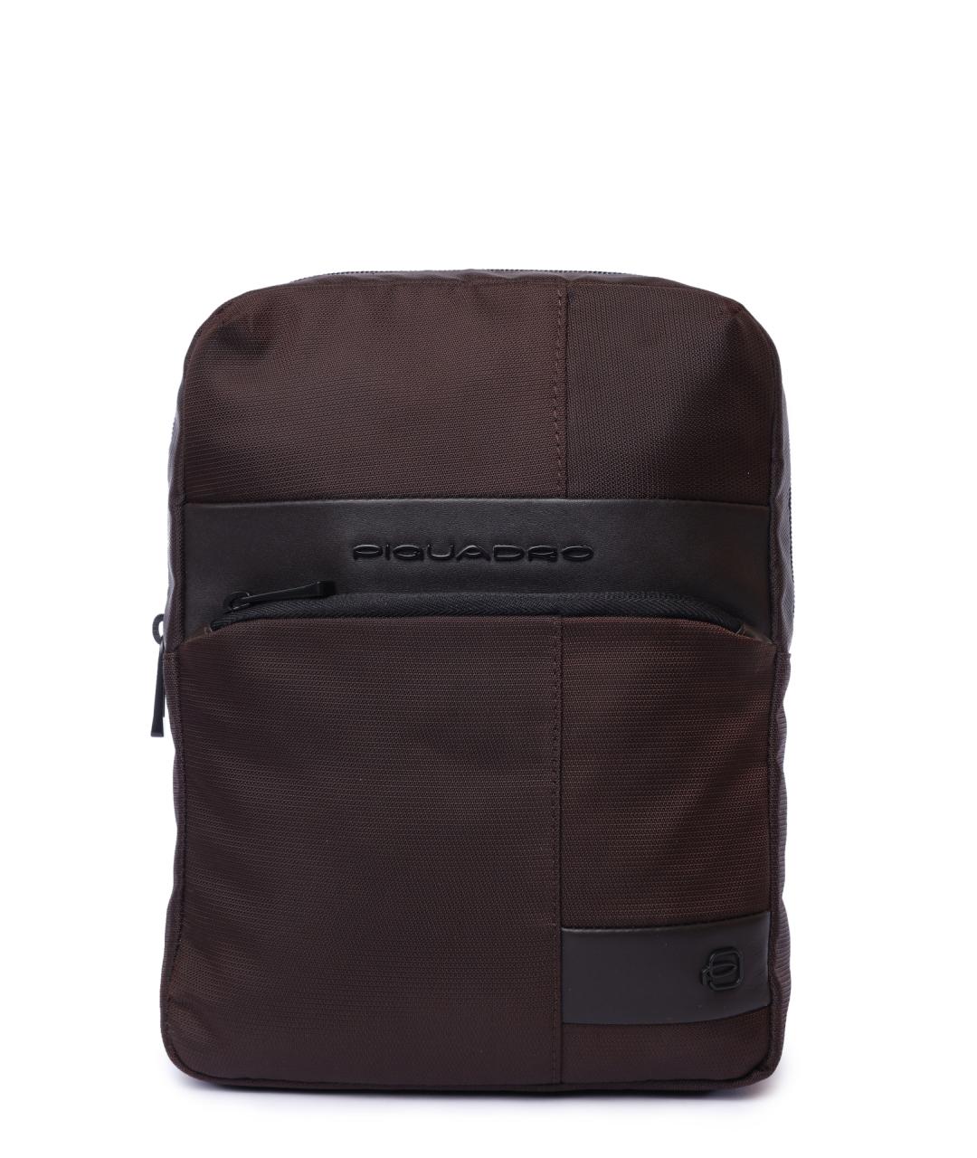PIQUADRO Коричневая сумка на плечо, фото 1