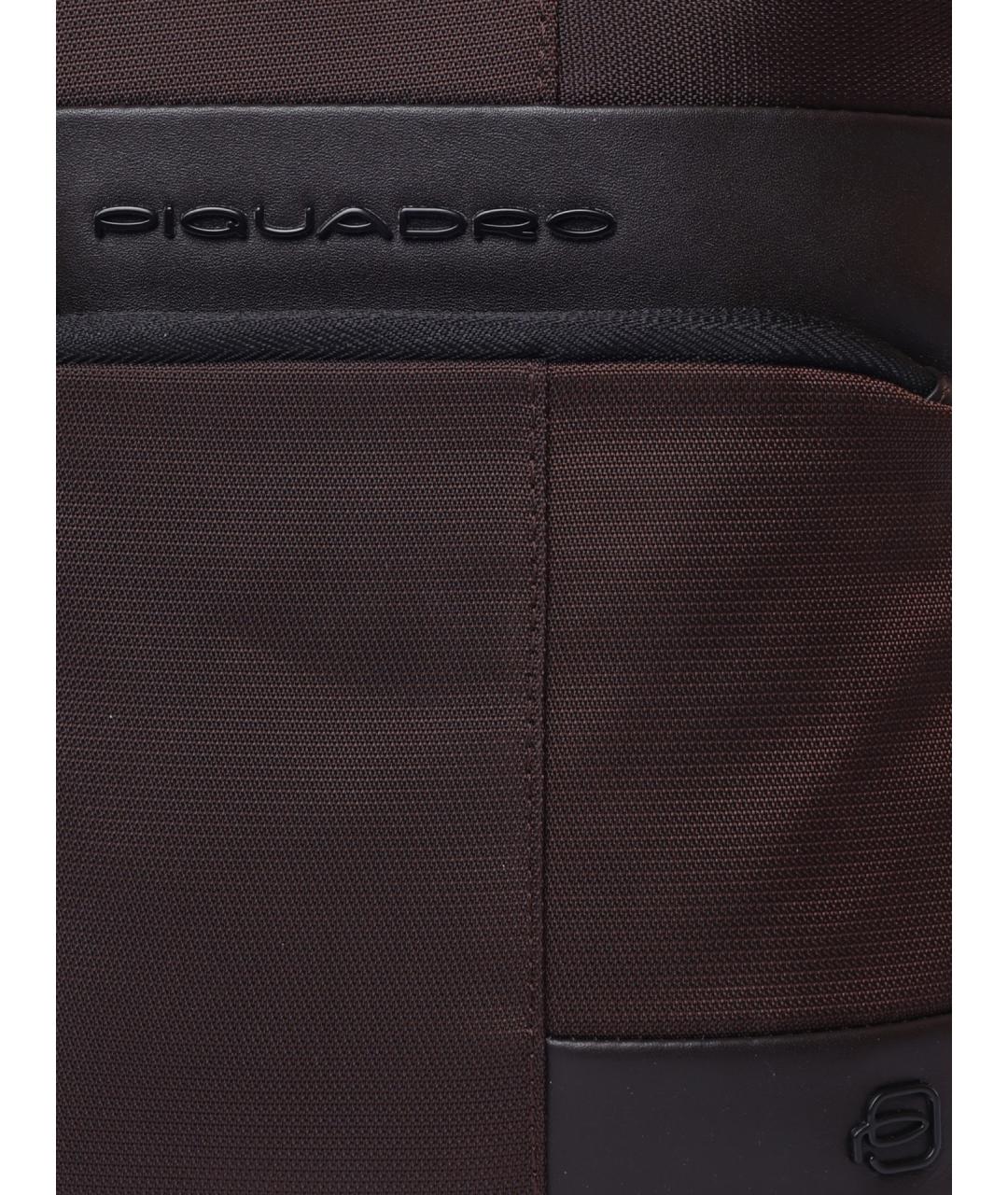 PIQUADRO Коричневая сумка на плечо, фото 3