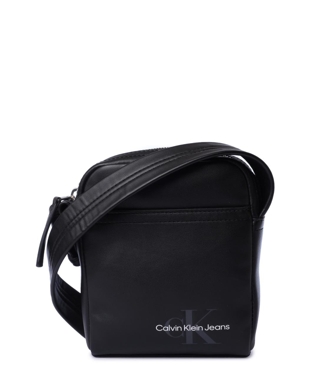 CALVIN KLEIN Черная сумка на плечо, фото 3