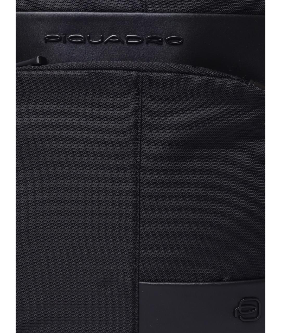 PIQUADRO Черная сумка на плечо, фото 3