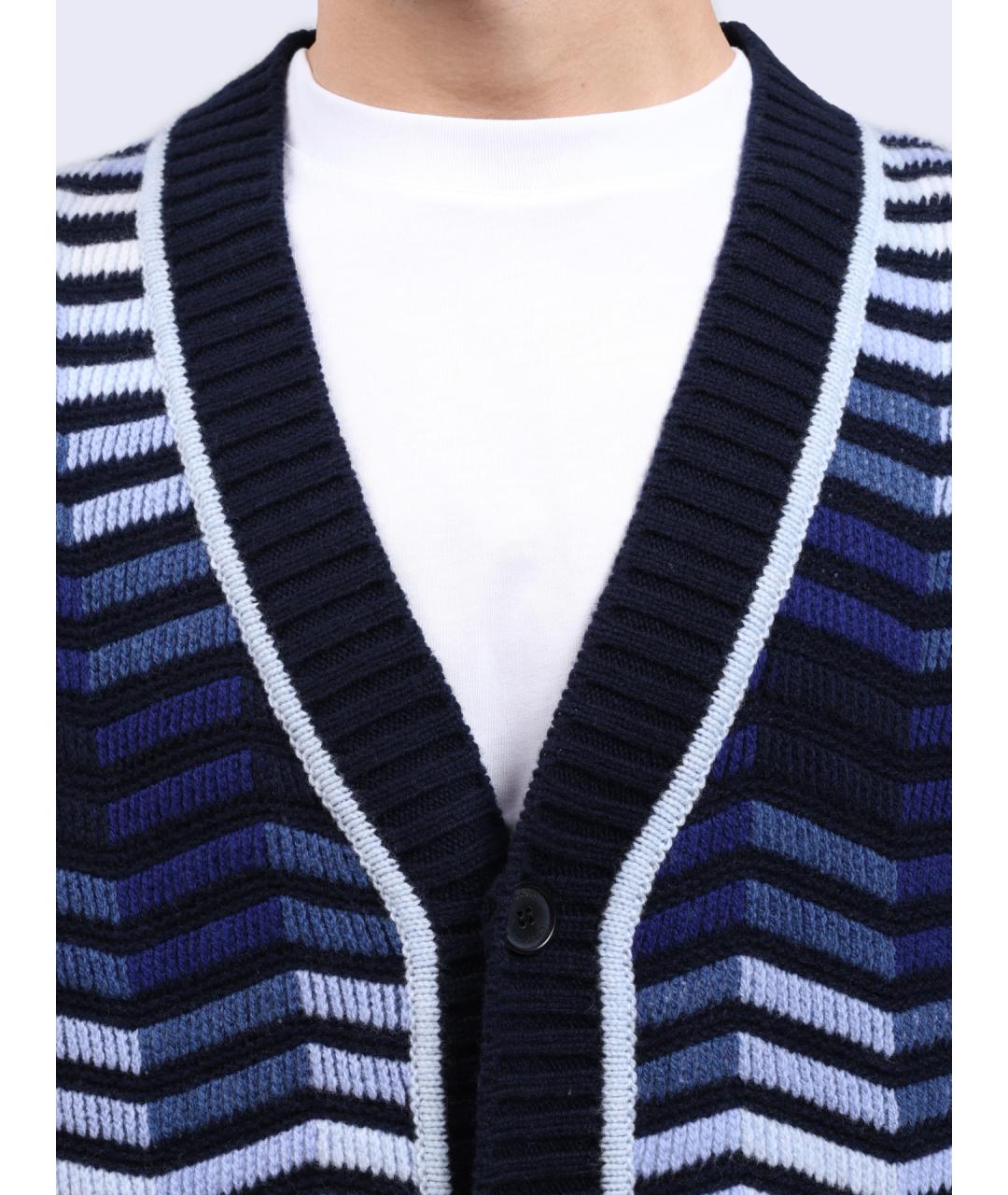 MISSONI Синий хлопковый джемпер / свитер, фото 4