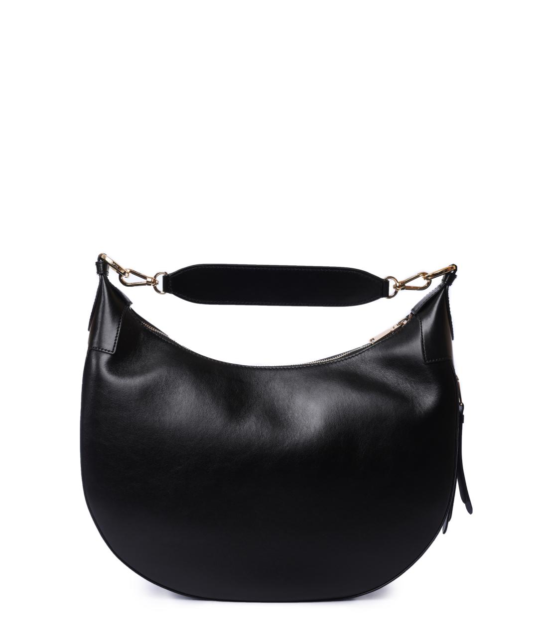 LANCEL Черная кожаная сумка через плечо, фото 4