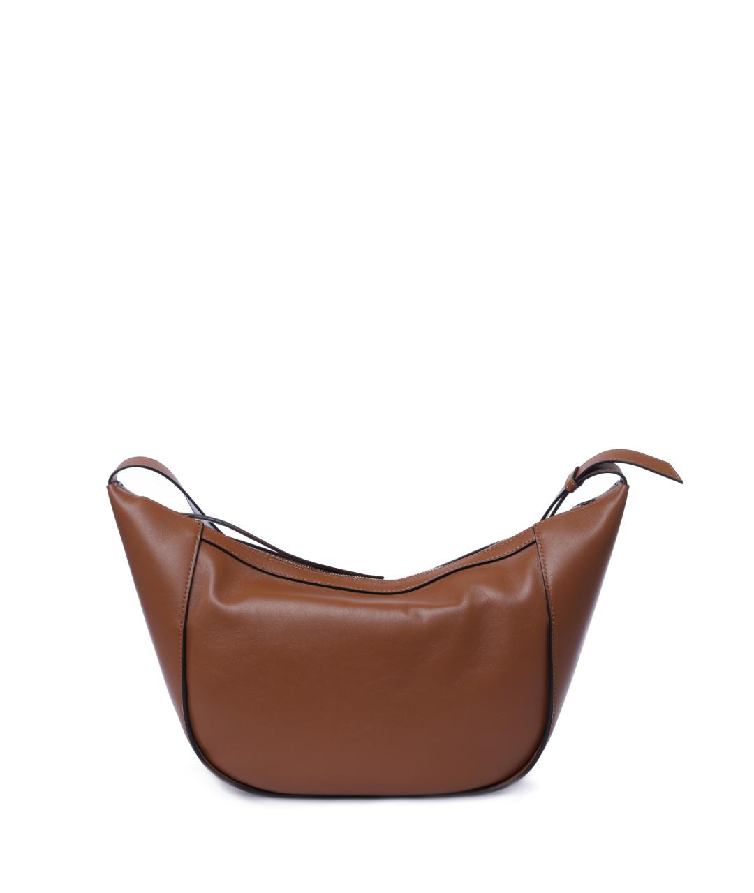WANDLER Коричневая кожаная сумка через плечо, фото 4