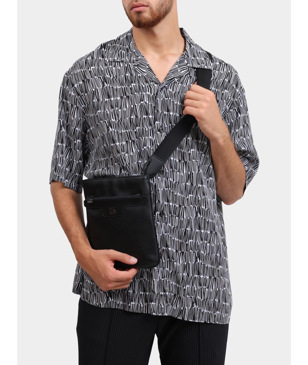 HUGO Черная сумка на плечо, фото 2