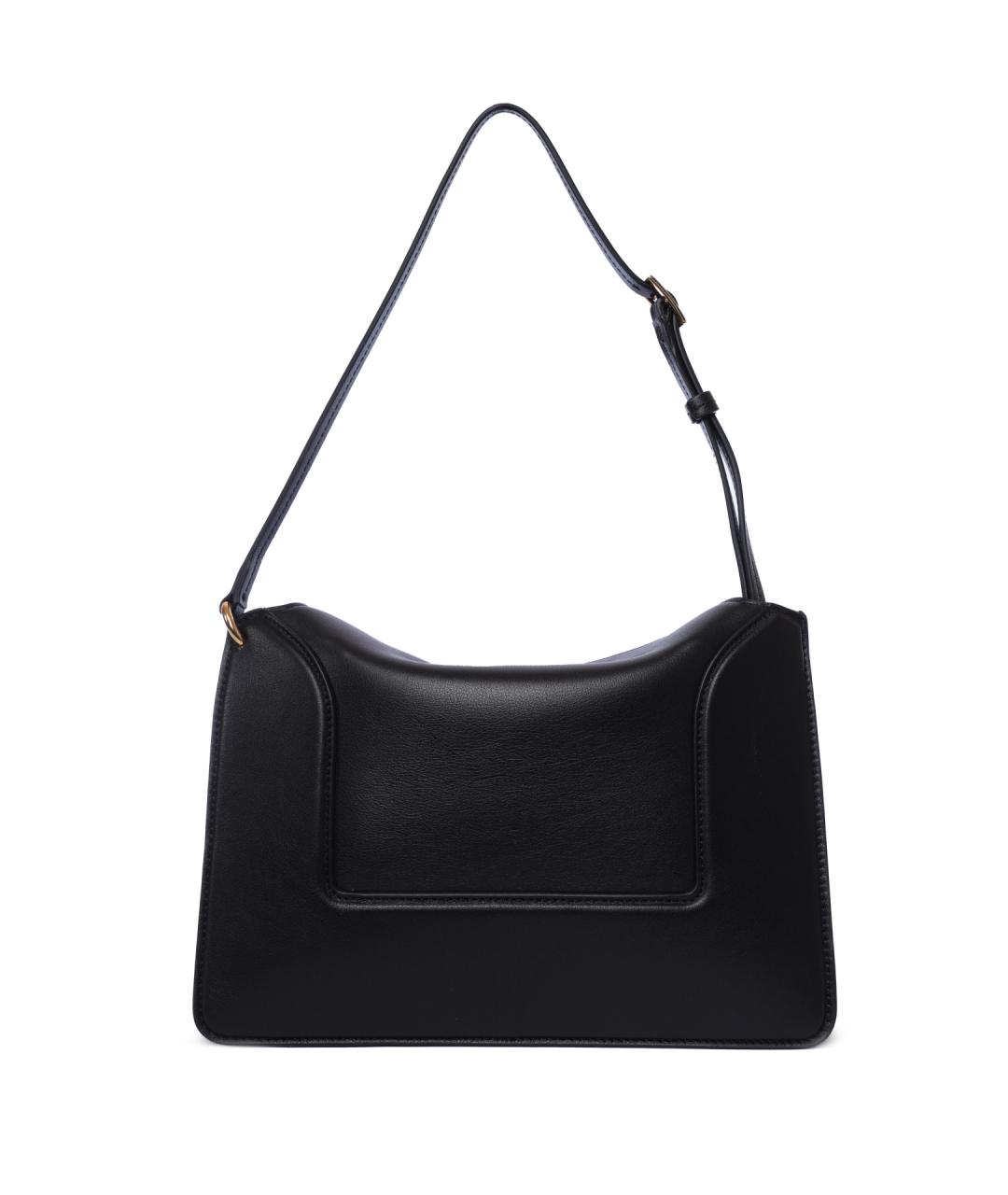 WANDLER Черная кожаная сумка через плечо, фото 3