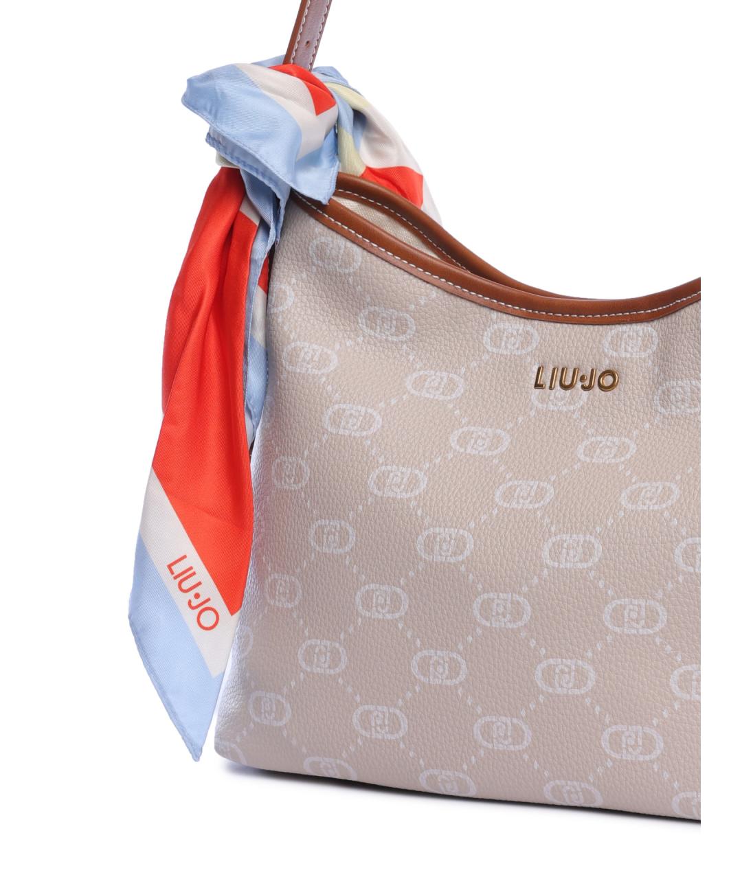 LIU JO Бежевая сумка через плечо, фото 5