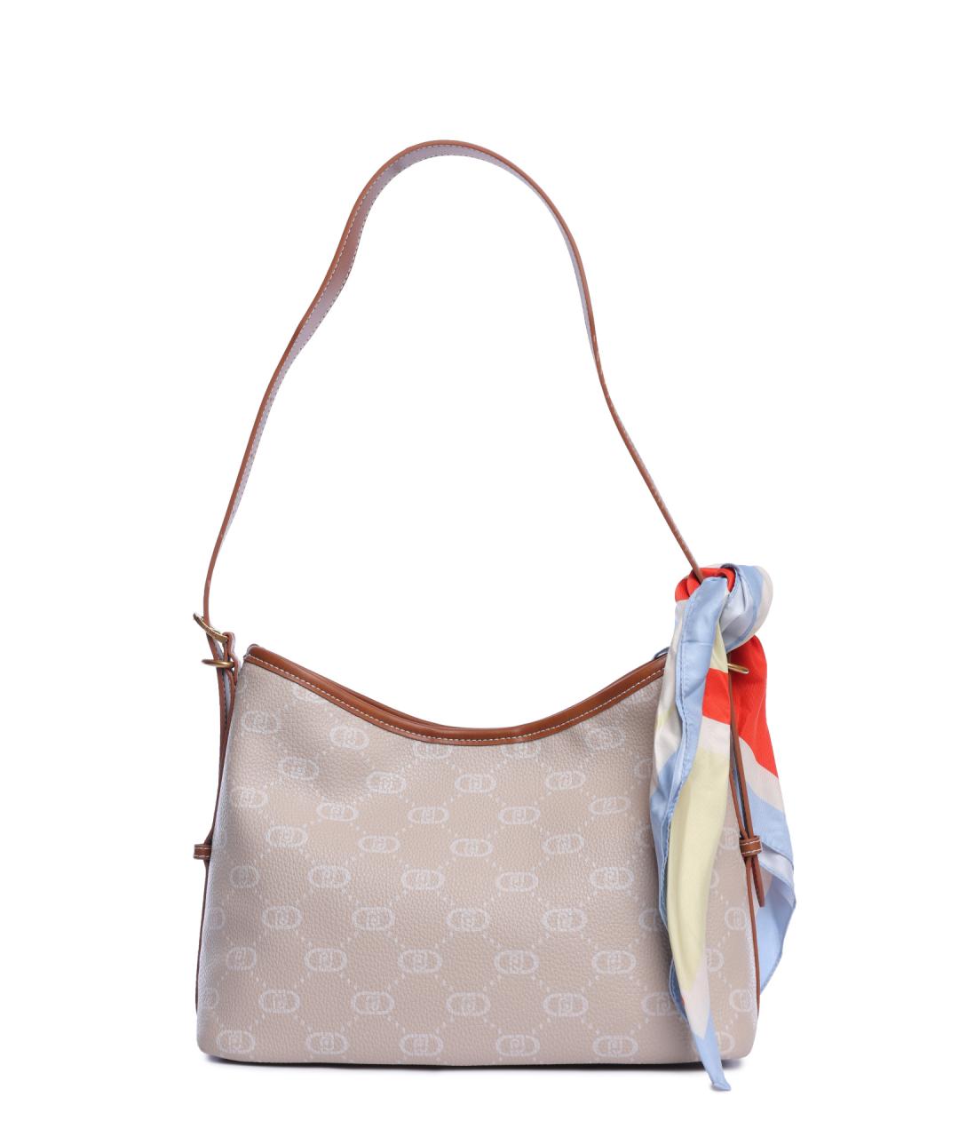 LIU JO Бежевая сумка через плечо, фото 6