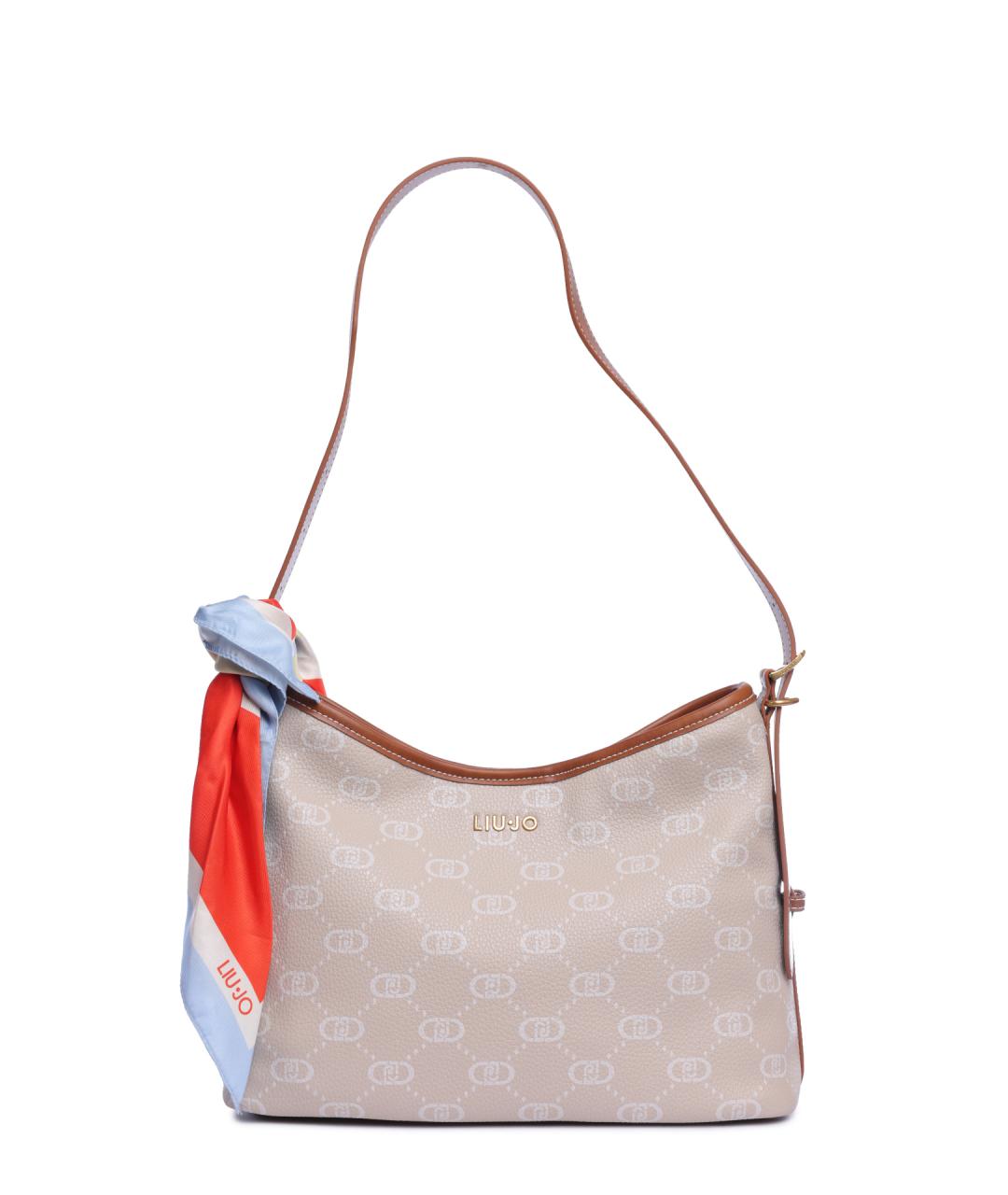 LIU JO Бежевая сумка через плечо, фото 2