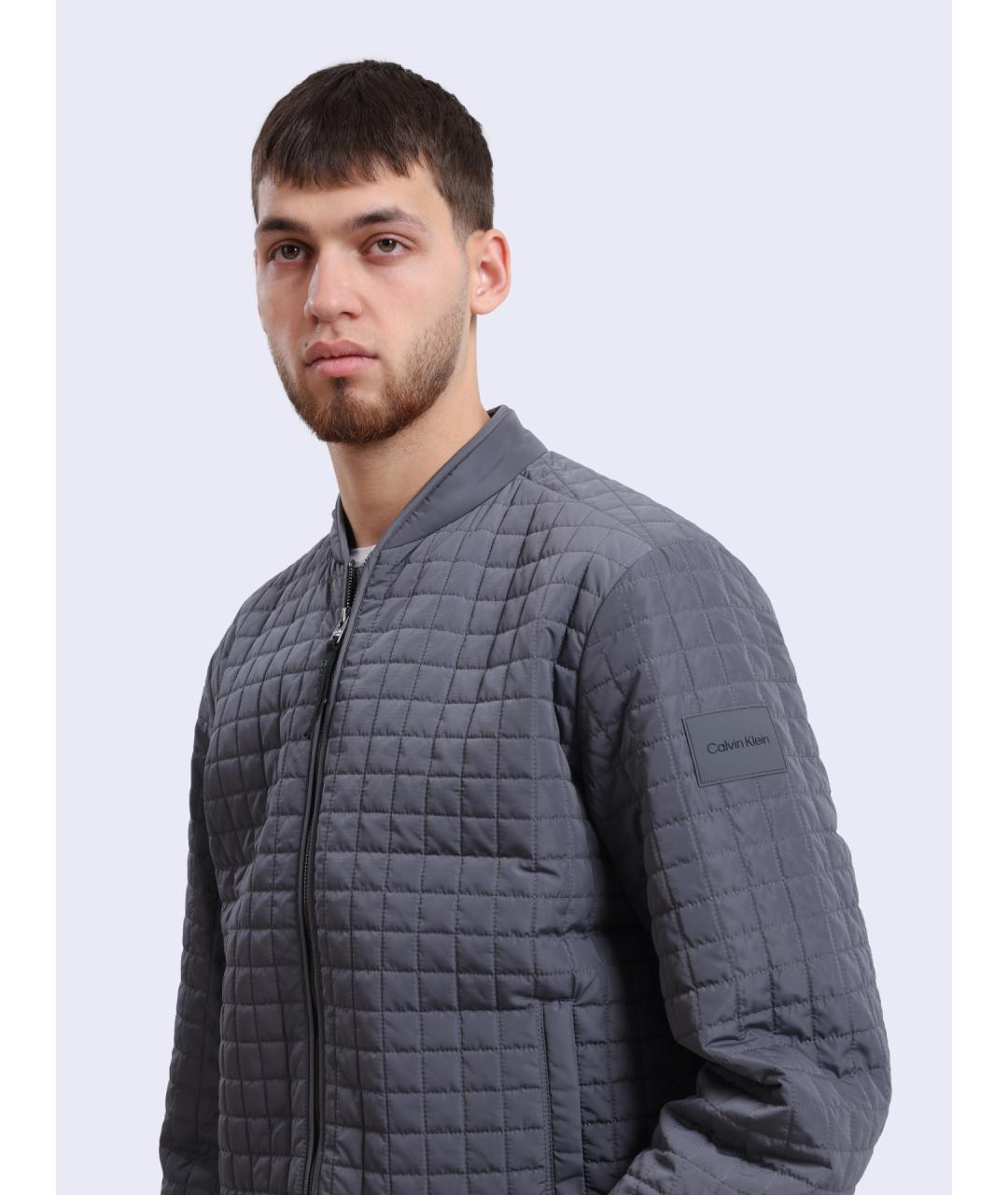 CALVIN KLEIN Серая куртка, фото 4