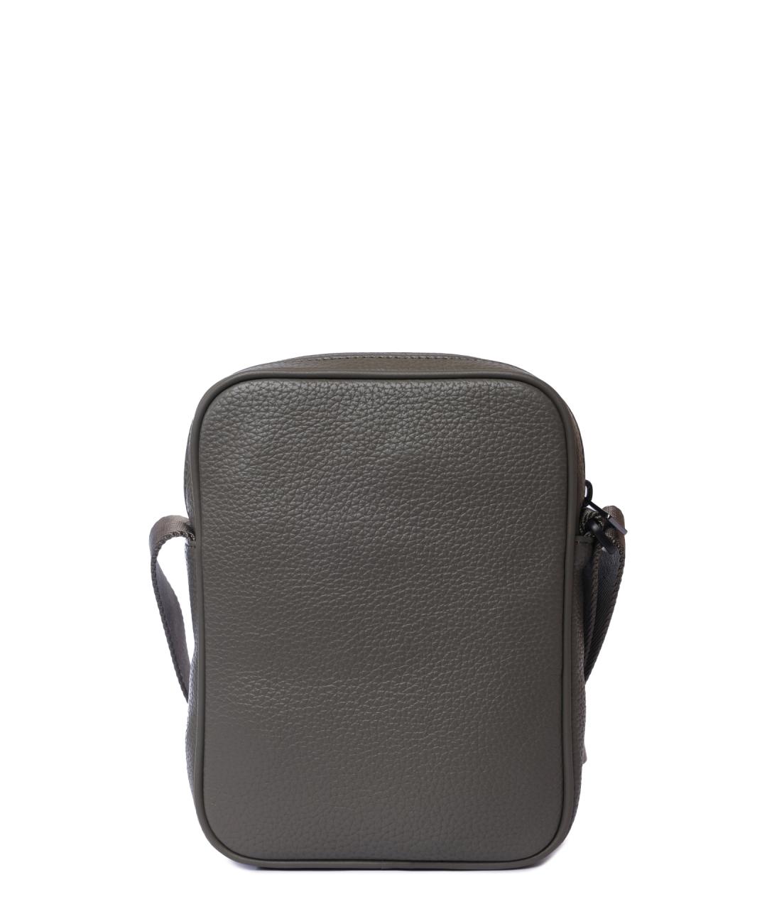 HUGO Хаки сумка на плечо из искусственной кожи, фото 4