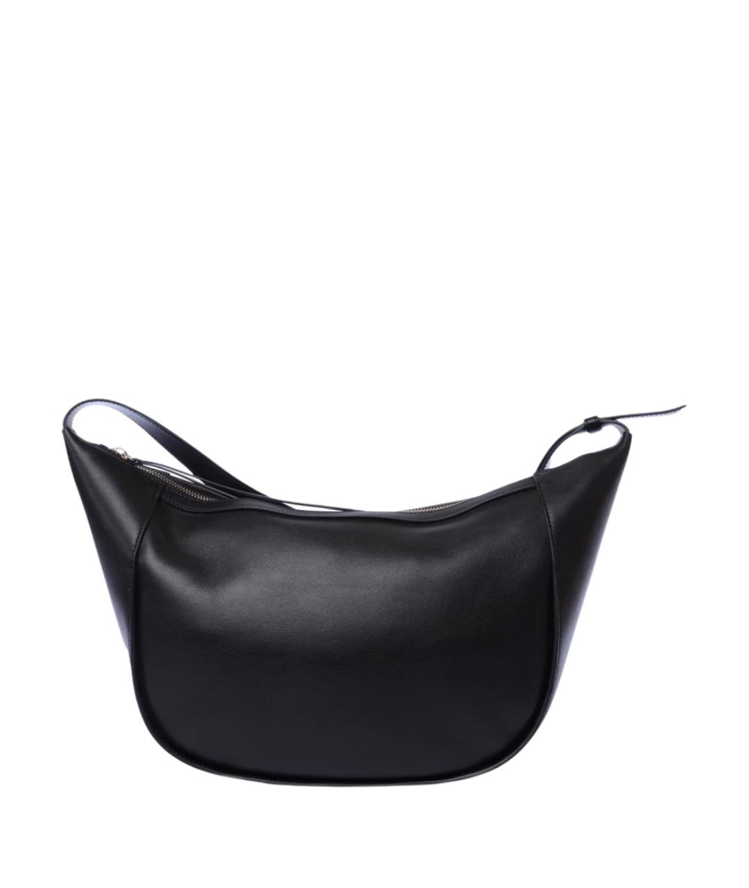 WANDLER Черная кожаная сумка через плечо, фото 1