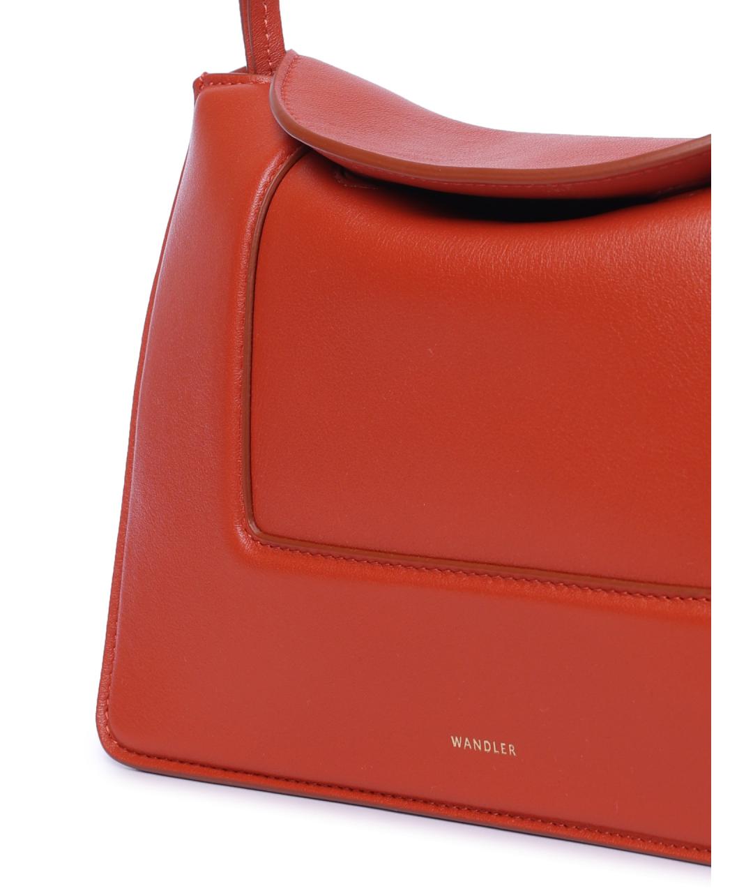 WANDLER Красная кожаная сумка через плечо, фото 3