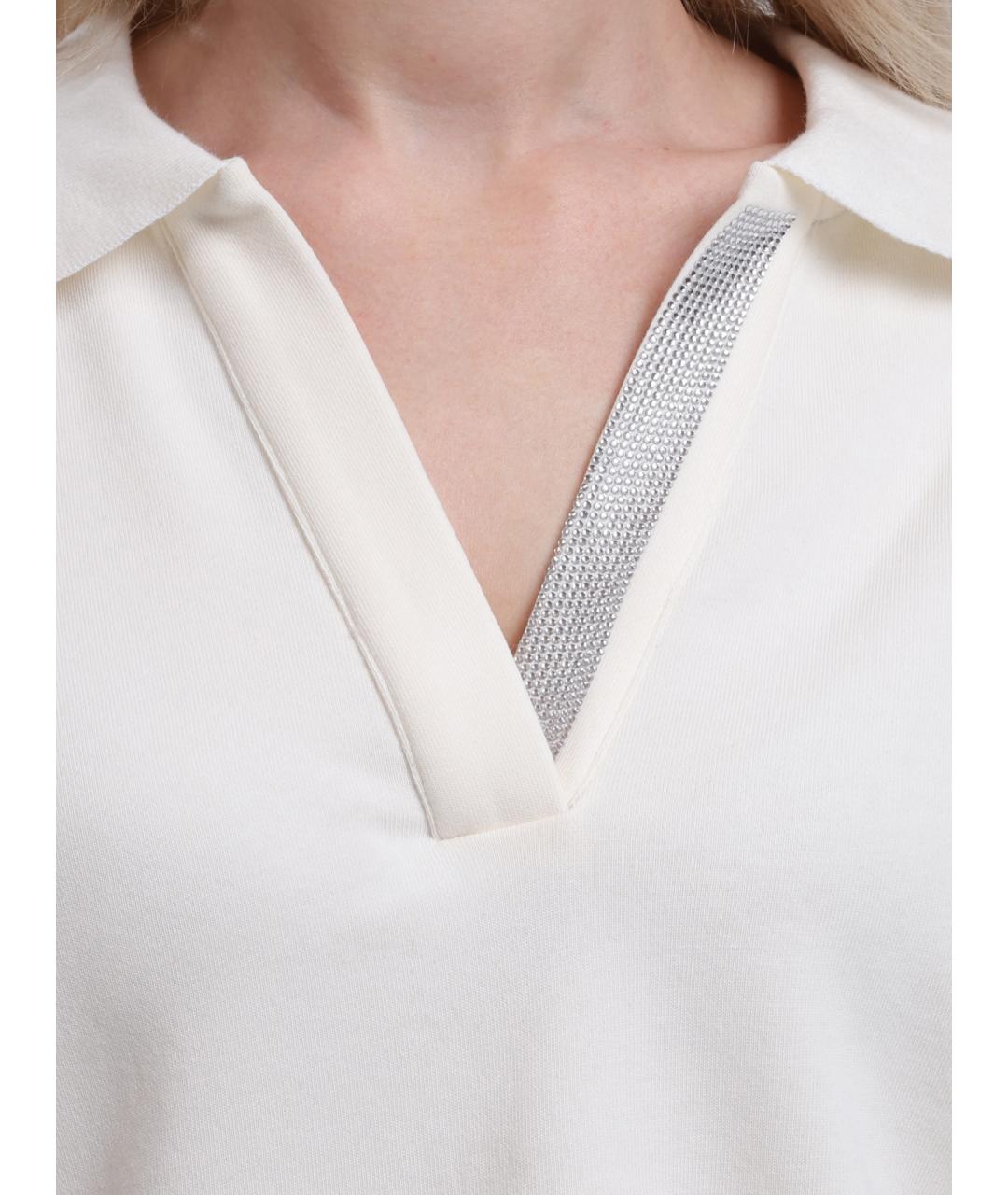 LIU JO Белый джемпер / свитер, фото 4