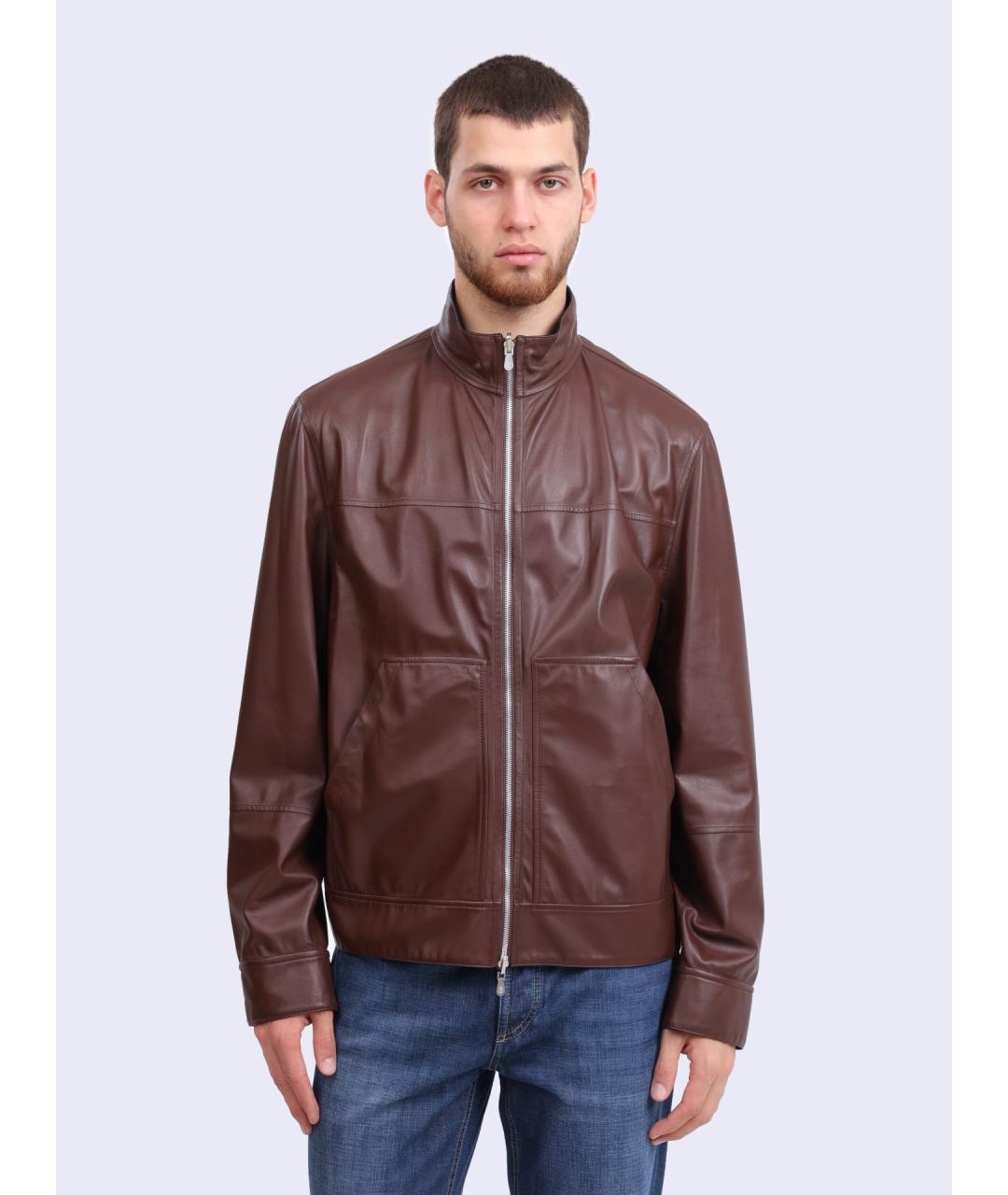 BRUNELLO CUCINELLI Мульти кожаная куртка, фото 3