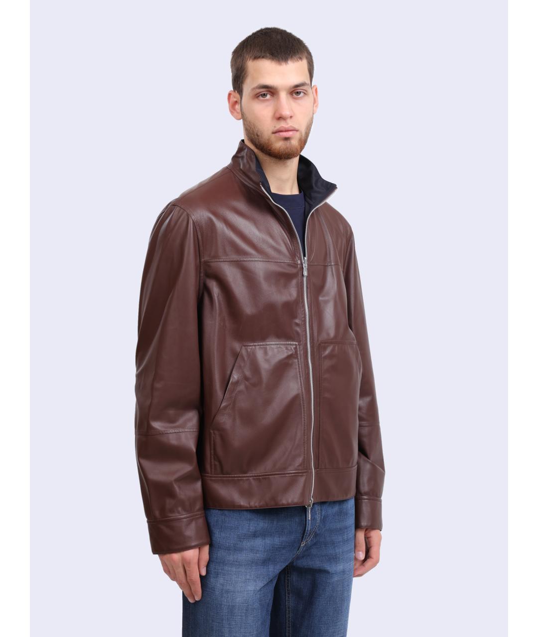 BRUNELLO CUCINELLI Мульти кожаная куртка, фото 5