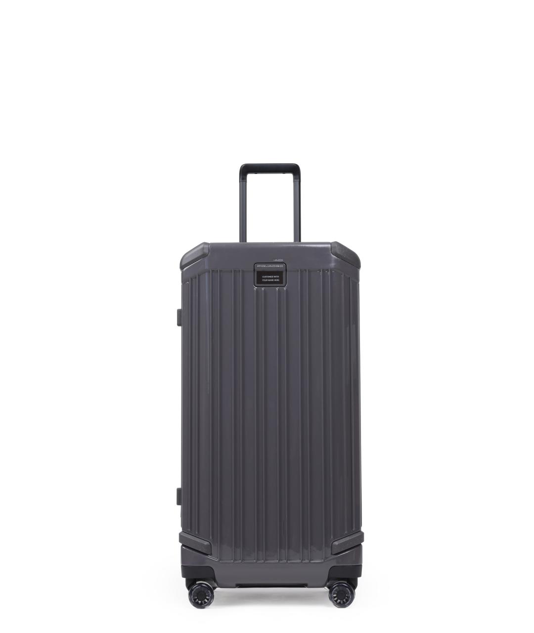PIQUADRO Серый чемодан, фото 1