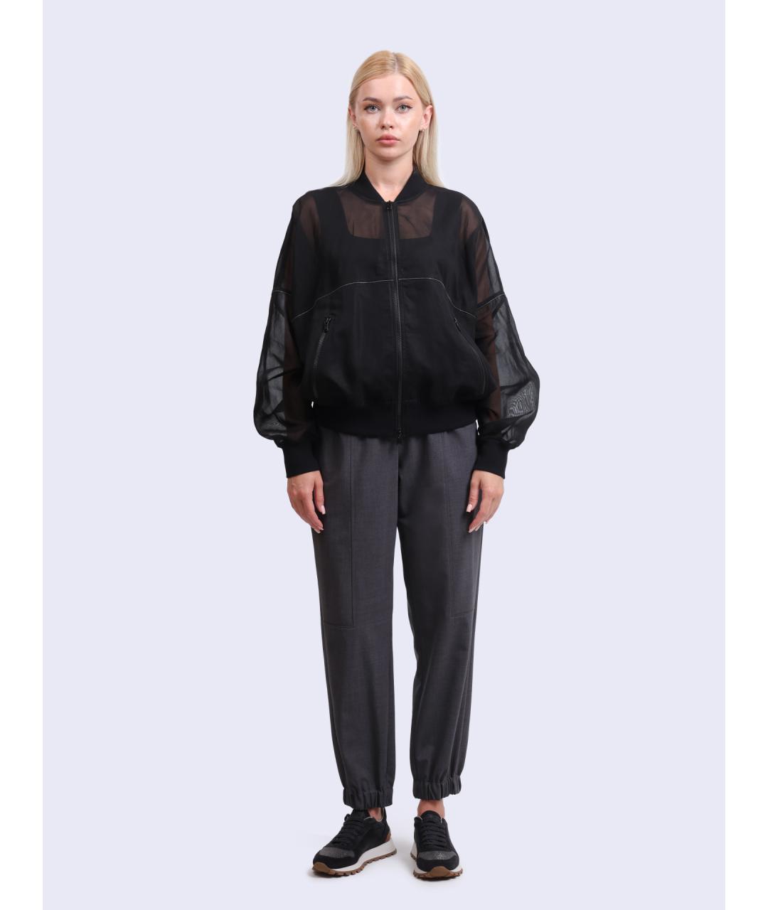 BRUNELLO CUCINELLI Черная хлопковая куртка, фото 2