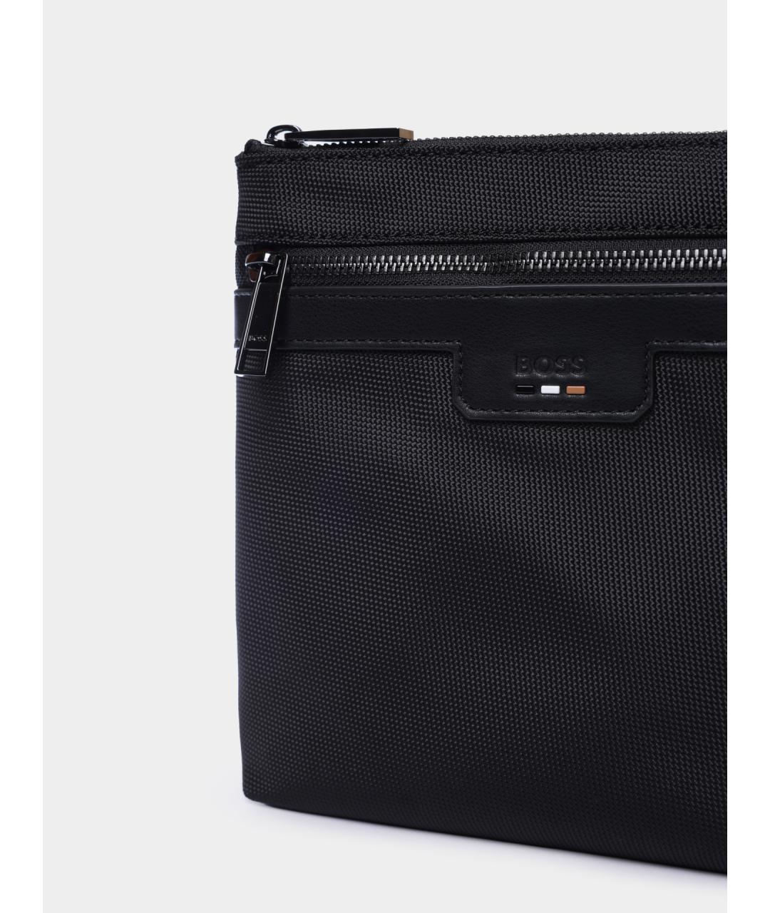 HUGO BOSS Черная сумка на плечо, фото 4