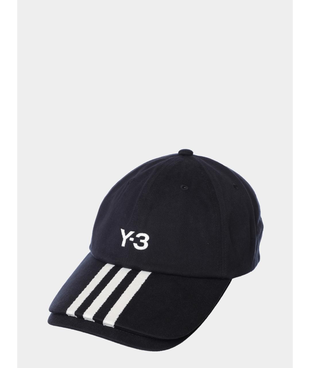 Y-3 Черная хлопковая кепка, фото 5