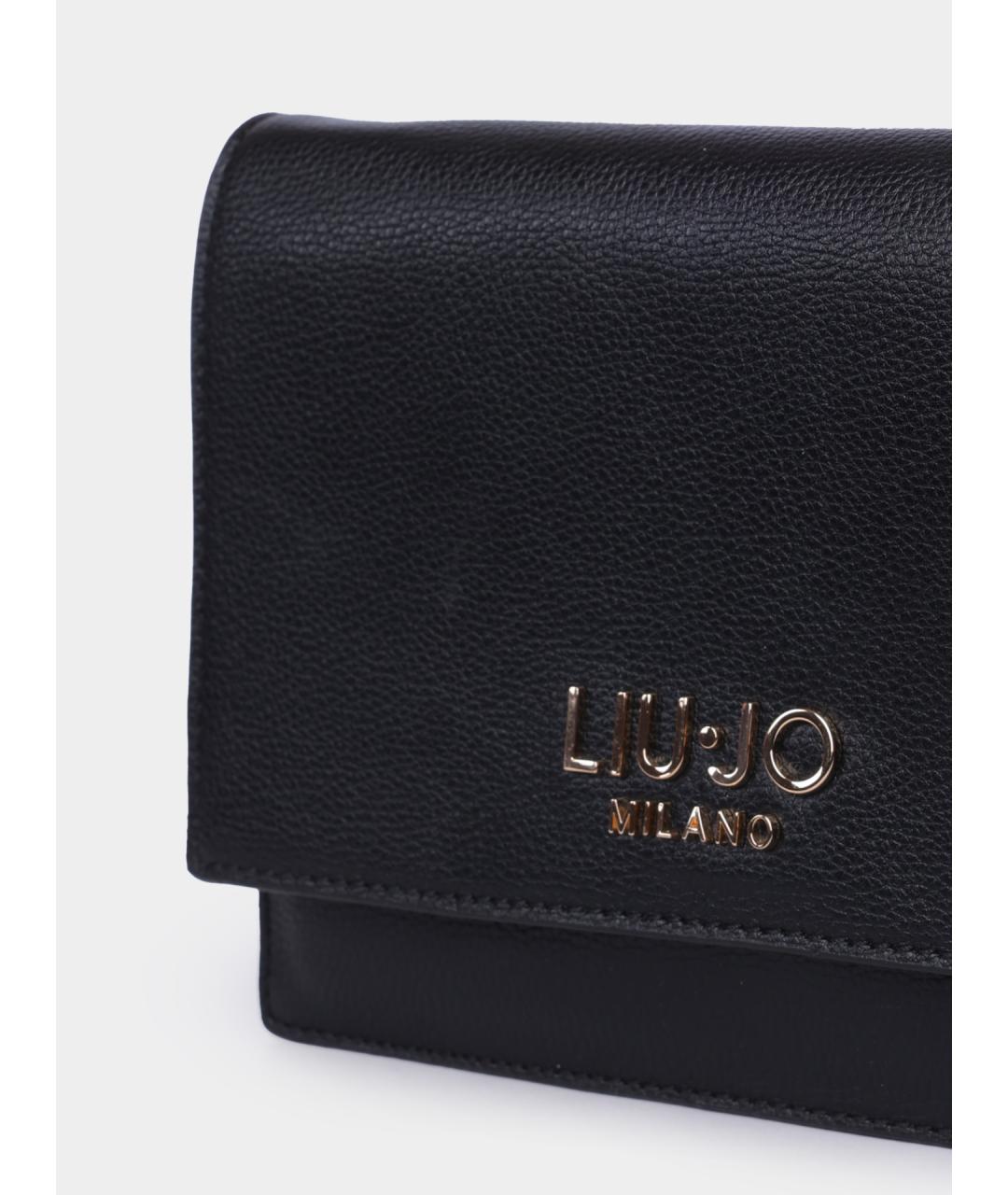 LIU JO Черная сумка через плечо, фото 4