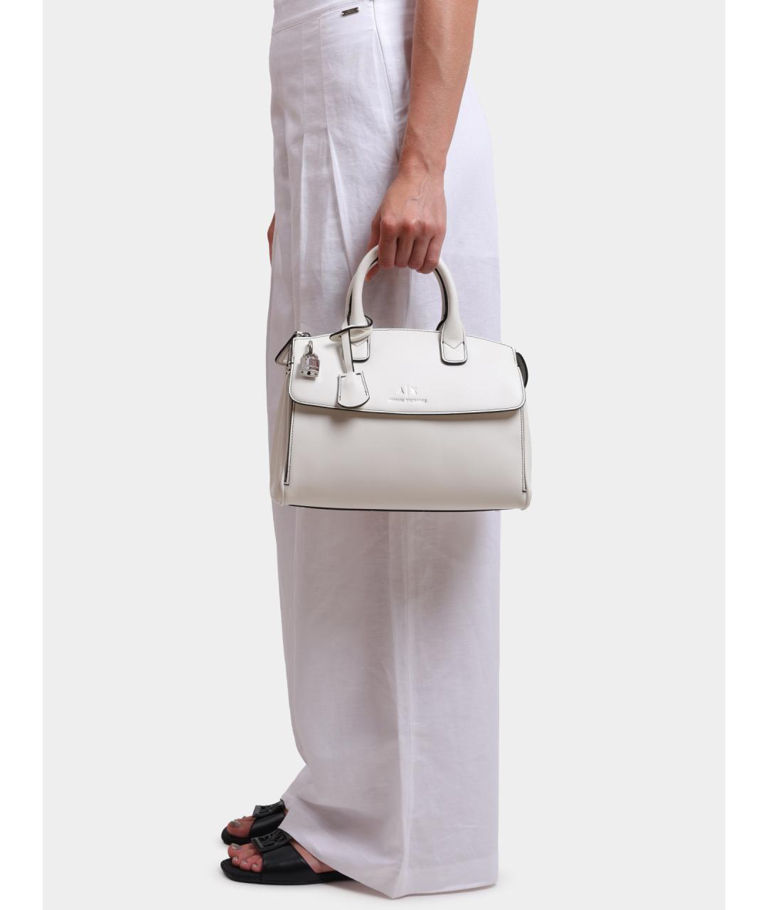 ARMANI EXCHANGE Белая сумка тоут, фото 2