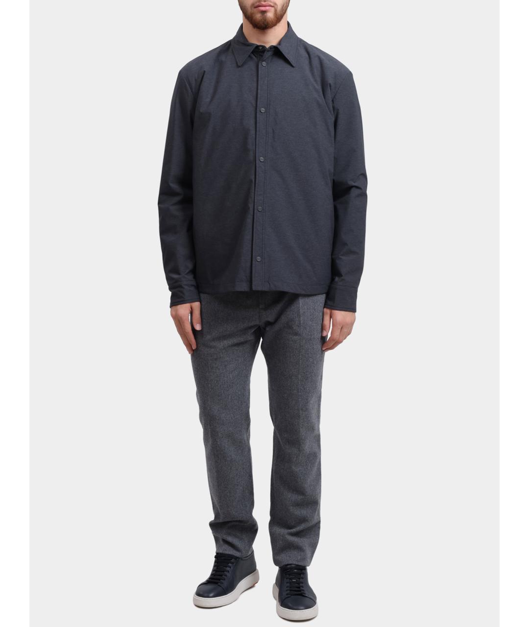 HERNO Антрацитовая полиамидовая куртка, фото 2