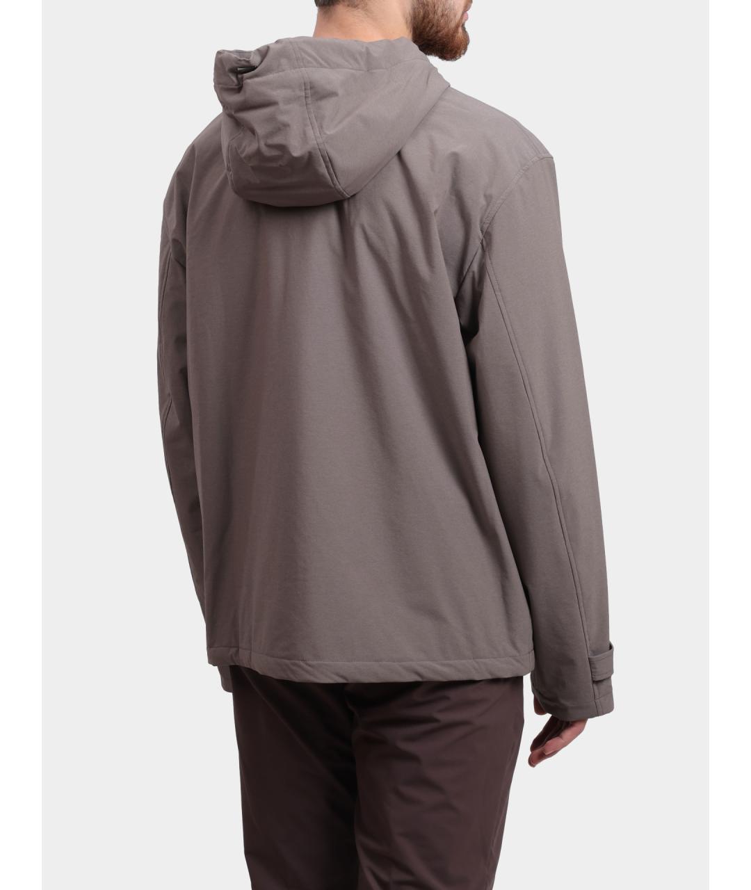 HERNO Бежевая полиамидовая куртка, фото 4