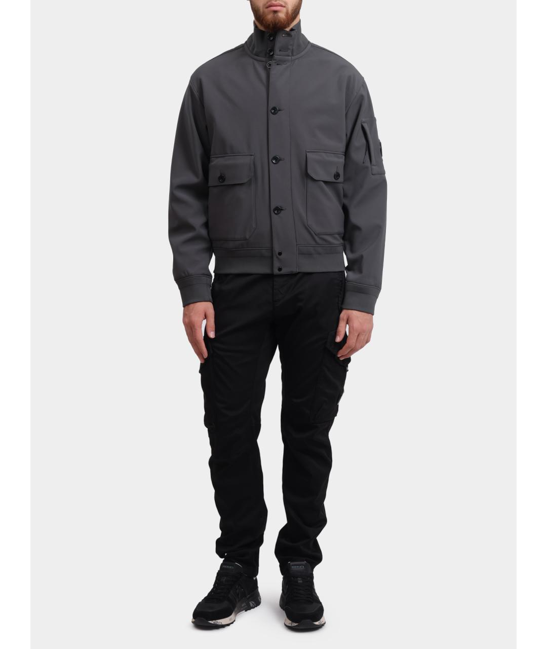 CP COMPANY Серая полиамидовая куртка, фото 2