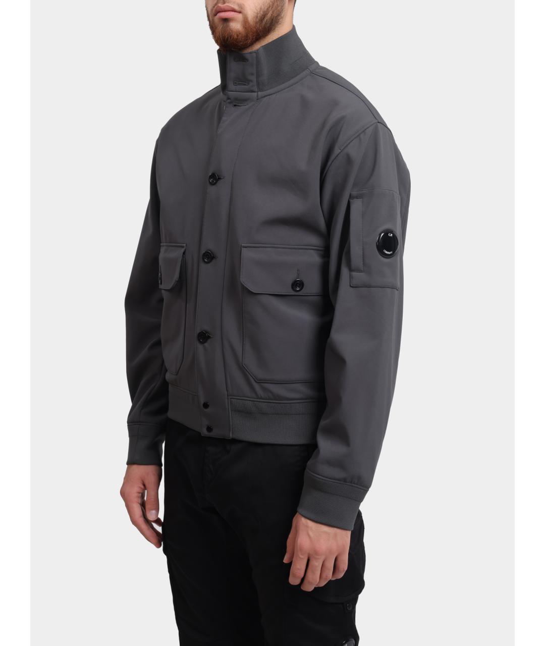 CP COMPANY Серая полиамидовая куртка, фото 3