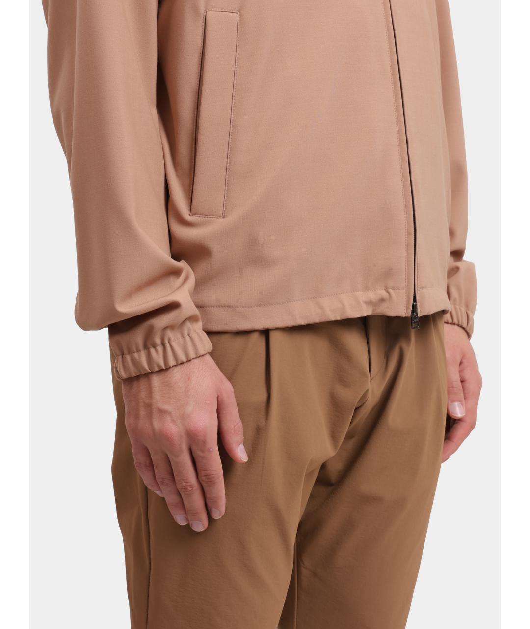 HERNO Бежевая полиамидовая куртка, фото 4