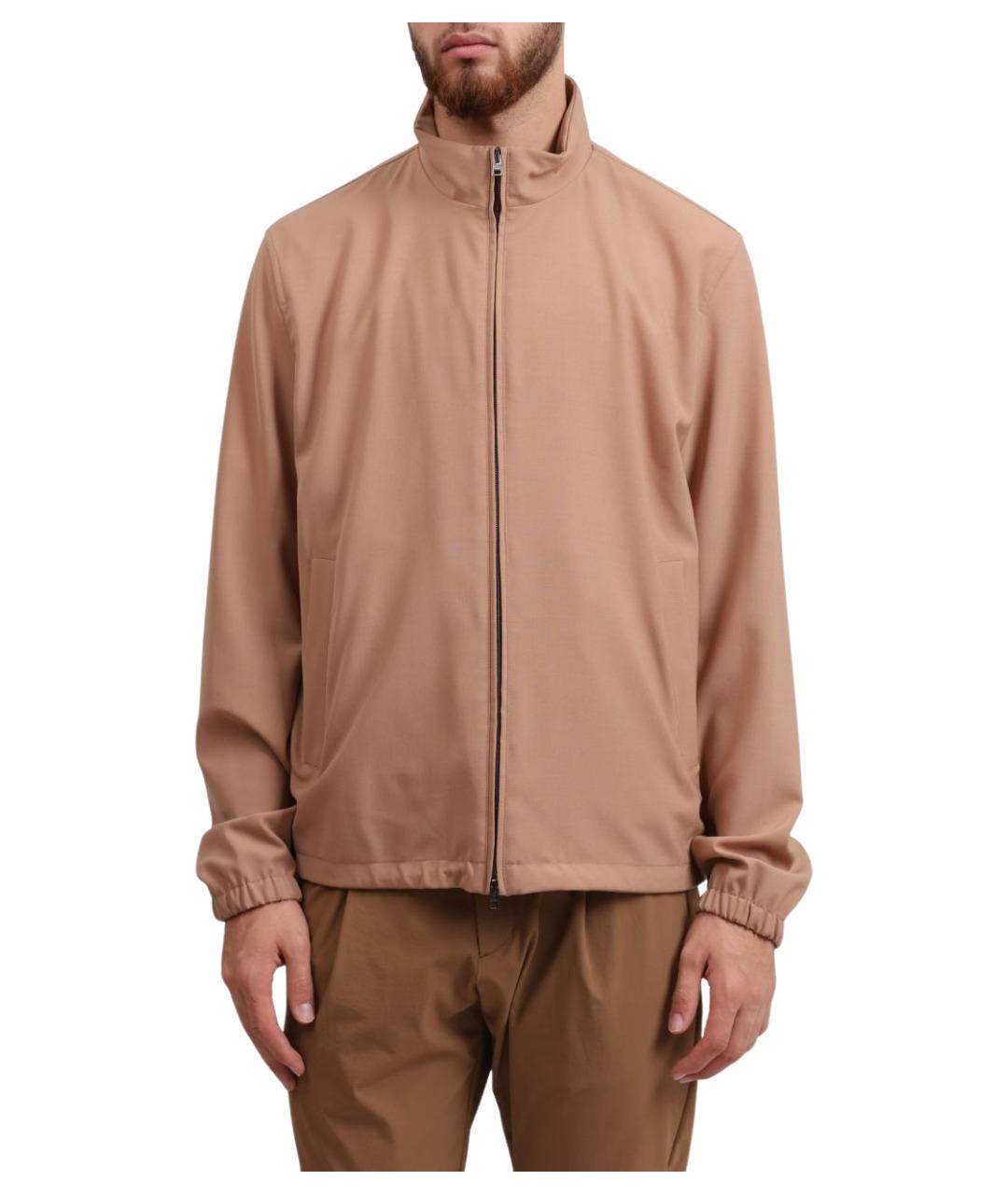 HERNO Бежевая полиамидовая куртка, фото 1