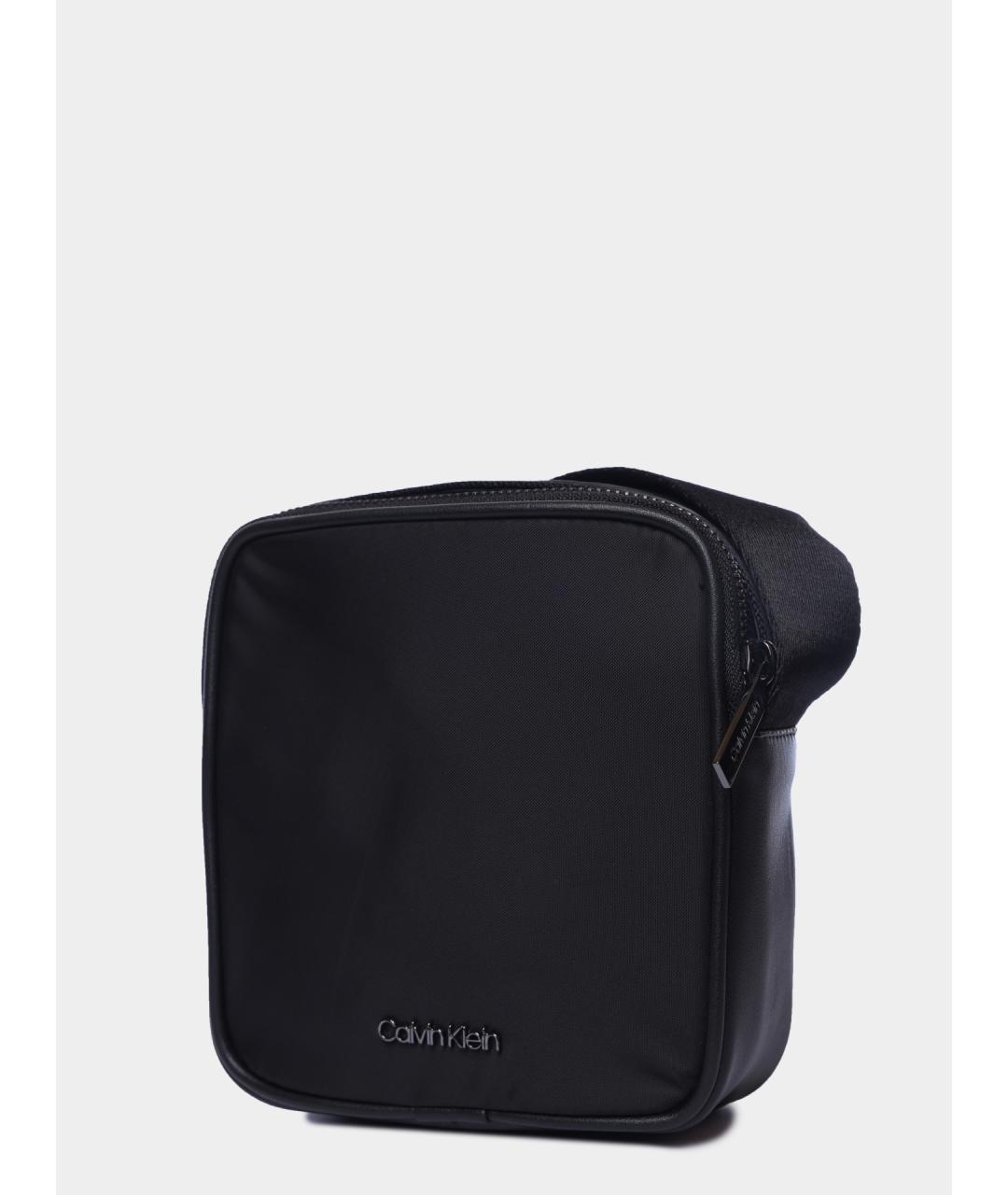 CALVIN KLEIN Черная сумка на плечо, фото 3