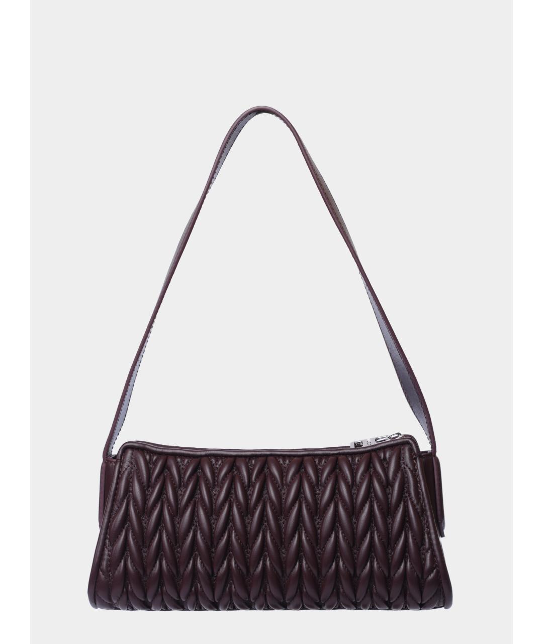 HUGO Бордовая сумка через плечо из искусственной кожи, фото 4