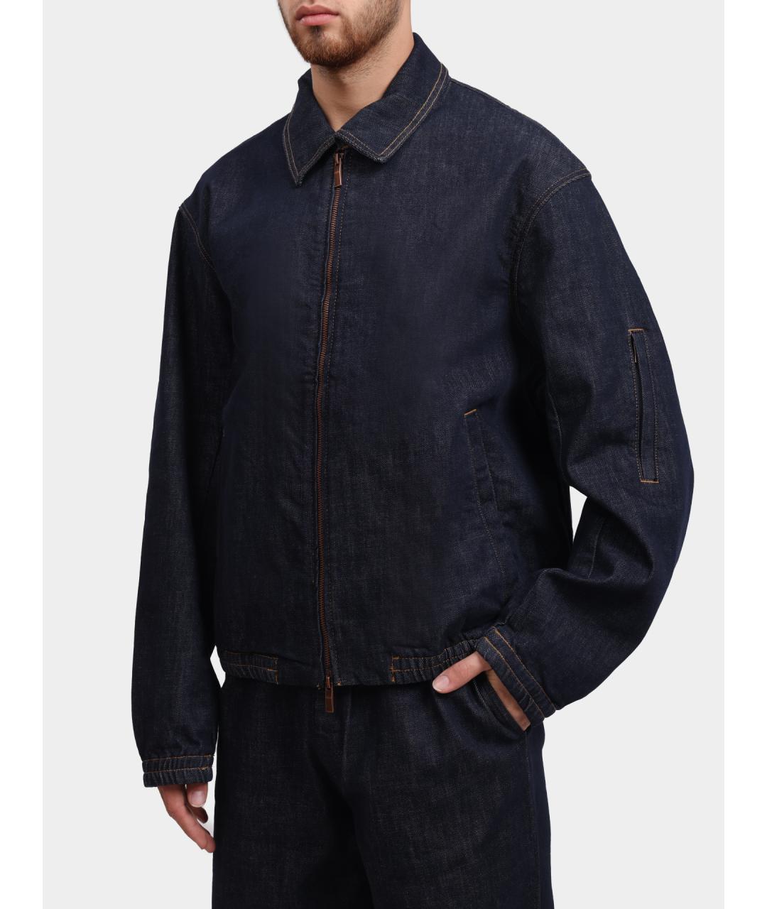 ARMANI EXCHANGE Синяя деним куртка, фото 3