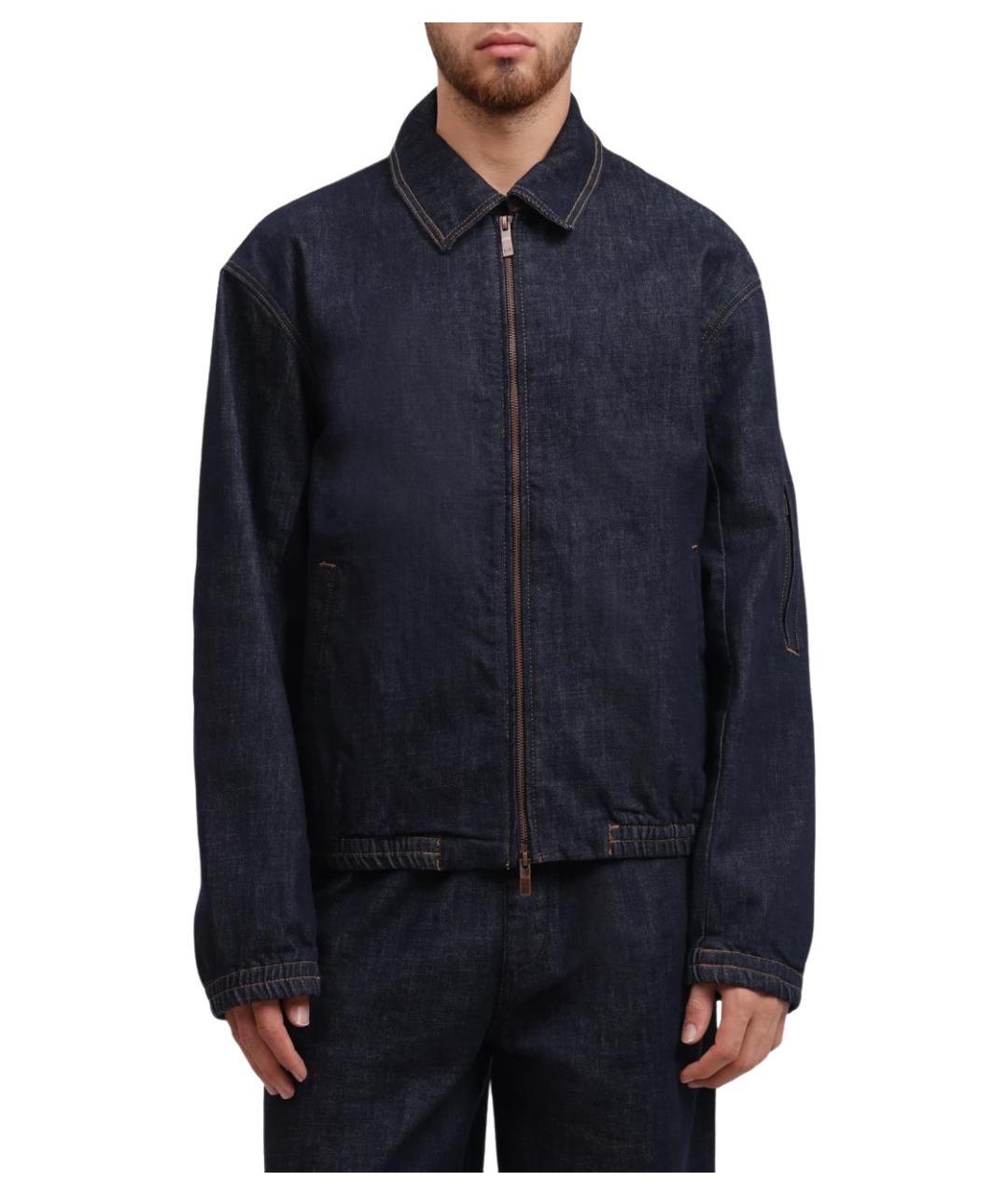 ARMANI EXCHANGE Синяя деним куртка, фото 1