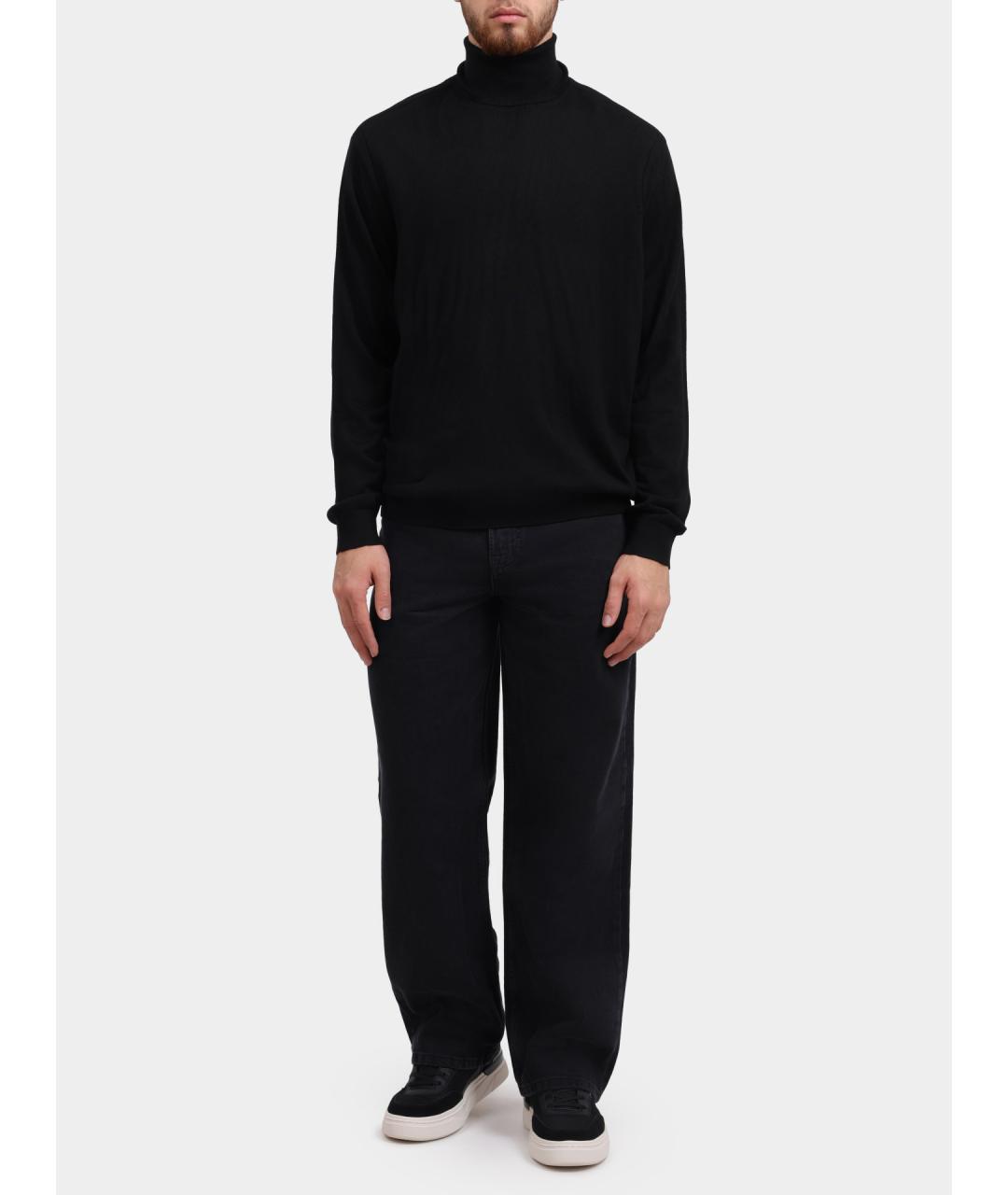 ARMANI EXCHANGE Черная водолазка, фото 2