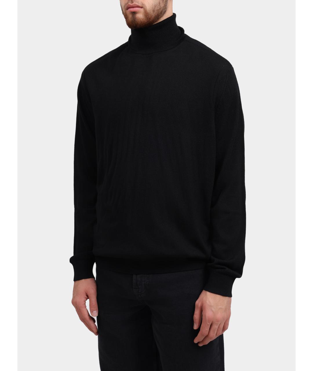 ARMANI EXCHANGE Черная водолазка, фото 3