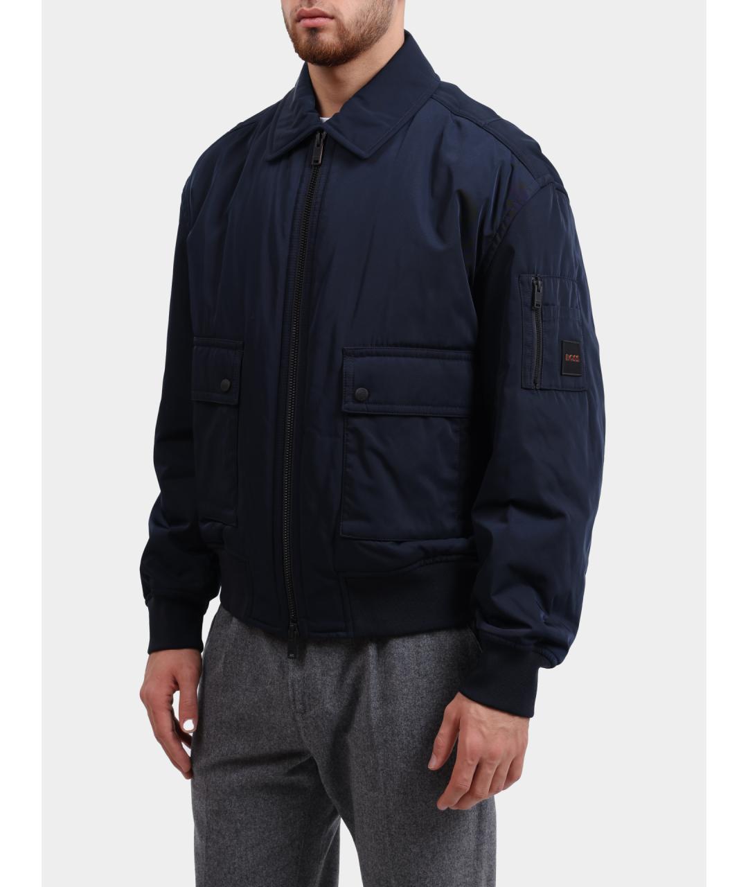 HUGO BOSS Темно-синяя куртка, фото 4
