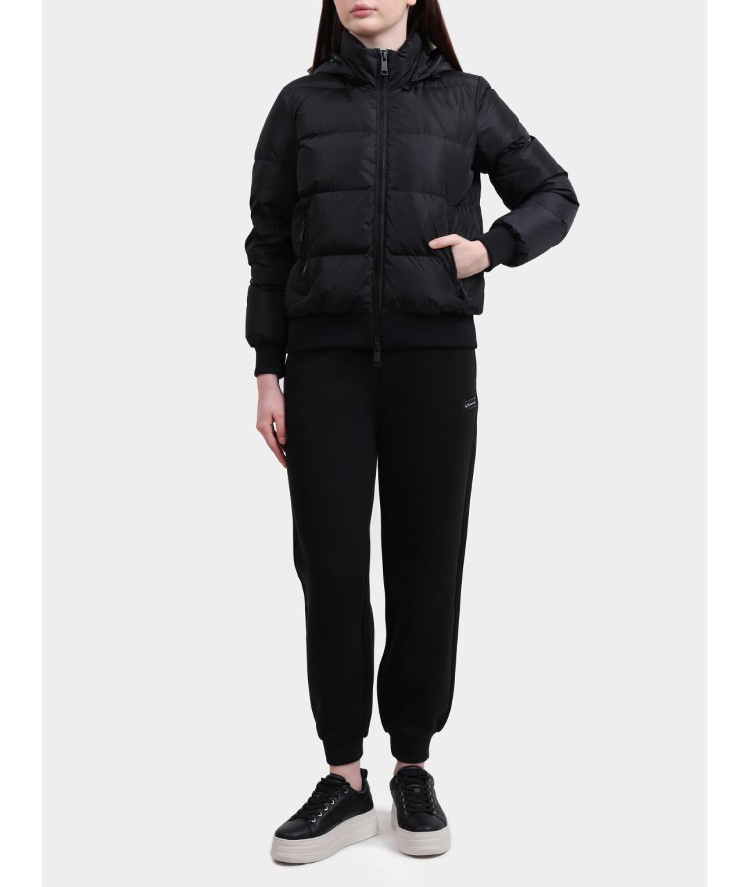 ARMANI EXCHANGE Черный пуховик, фото 2