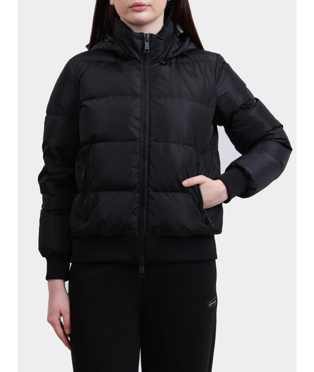 ARMANI EXCHANGE Черный пуховик, фото 6